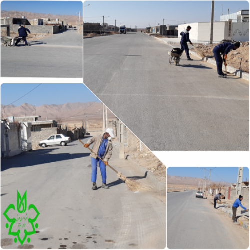 اجرای طرح «شهرتکانی آخر هفته» توسط شهرداری درق